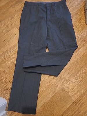 Herren AK Lee Größe 34'' Tailored Fit Hose grau