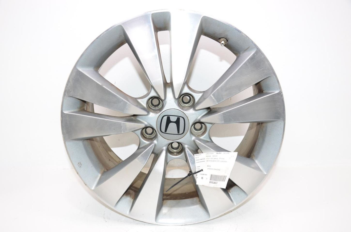 2008 2009 2010 2011 HONDA ACCORD 17x7.5 Silver Alloy 10 Spoke Wheel Rim   924454