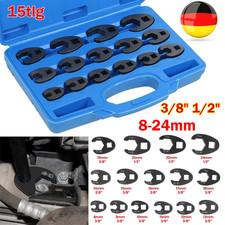Steckschl&uuml;ssel Satz Hahnenfu&szlig; Schl&uuml;ssel Kr&auml;henfu&szlig; Set Werkzeug 1/2" 3/8" 8-24mm