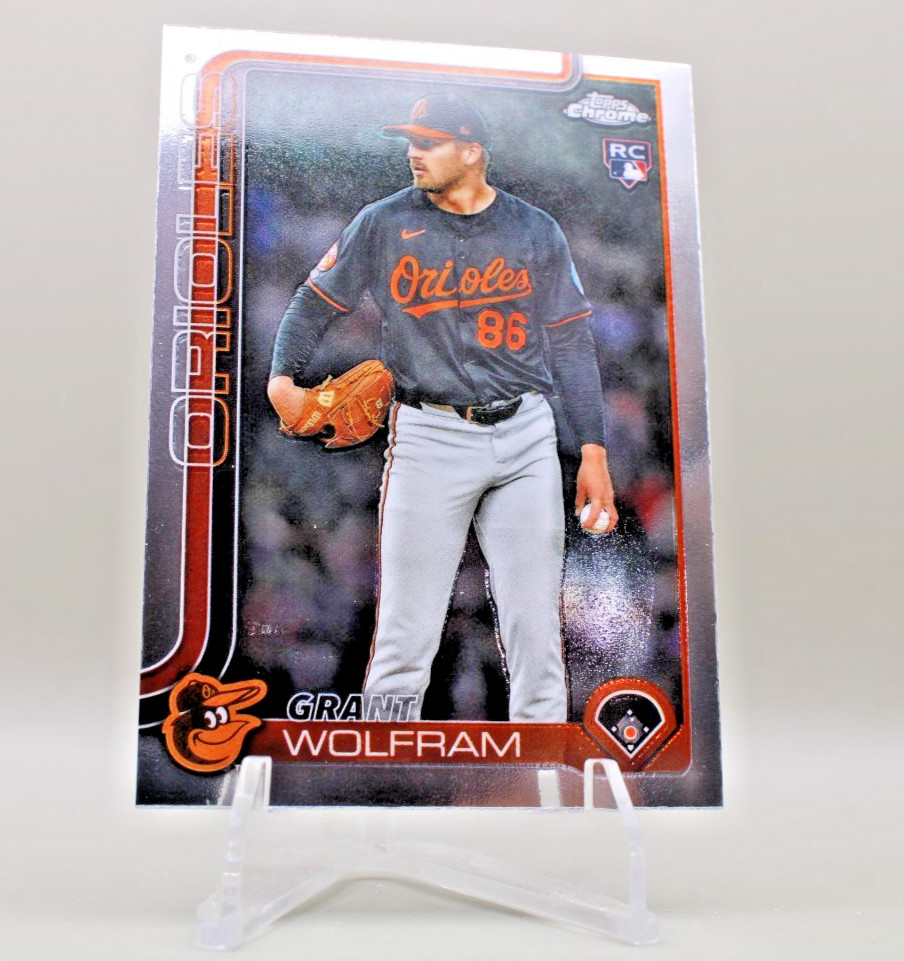 2025 Topps Chrome Update Series Grant Wolfram #USC31