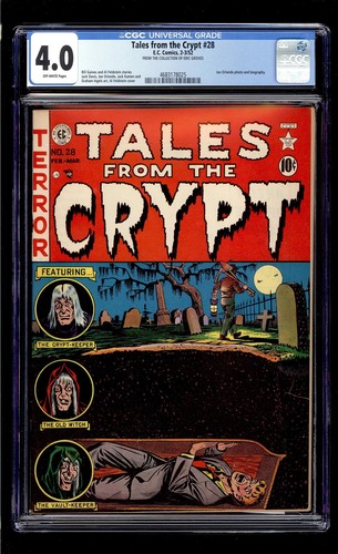 Tales from the Crypt #28 1952 CGC 4.0 VG OW High Definition Scans**