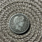 1910 Barber Quarter 25C Silver Circulated US Coin Business Strike Uncertified