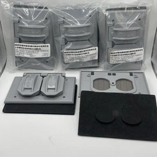 5 Pc Hubbell Gray Weatherproof Outdoor/Wet Outlet Cover  #97403 13226E9576