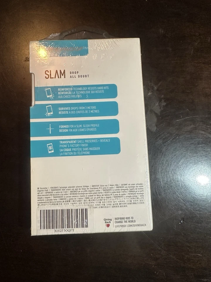 Funda Lifeproof Slam para iPhone Xs Max - Transparente y negra Foto 2 de 2