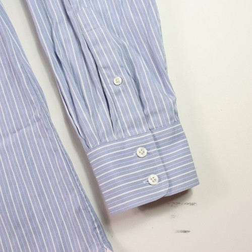 Thomas Pink Shirt Mens 16.5 - 36.5 Blue Classic Fit Dress Button Up READ - Picture 3 of 11