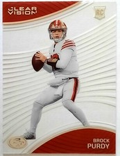 Brock Purdy 2022 Panini Clear Vision Red RC #CVR-5 - San Francisco 49ers