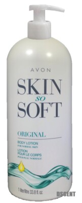 Avon Skin So Soft Original Body Lotion For Normal Skin With Jojoba Oil 33.8oz