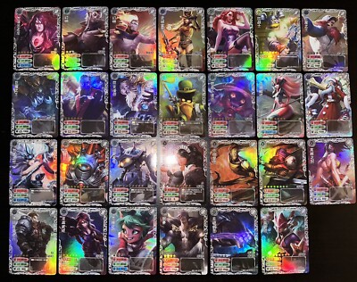 V.LEAGUE17-18トレカ10 League of Legends TCG Victors Verses Vol.1&2 REPACK, (4 Rare + 1