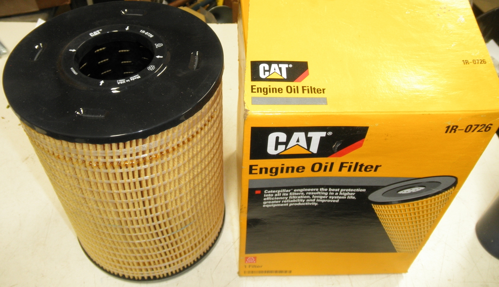 1R0726 OEM Cat Oil Filter 2940014841207 Genuine Caterpillar 1R0726