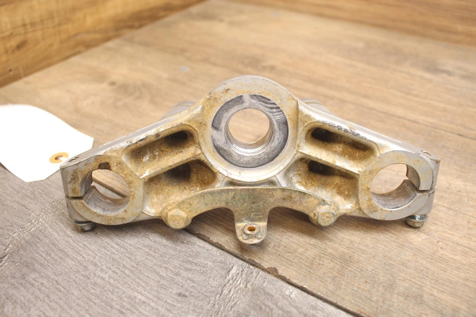 Horquilla Honda XR80R 2002 abrazadera de árbol triple superior con accesorios inferiores Foto 2 de 4