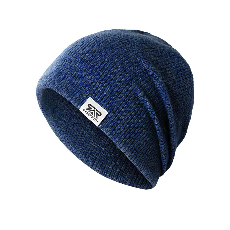 Merino Wool Slouchy Beanie Cozy Winter Knit Skull Cap Minimal Chic Merino Wool Slouchy Beanie Unisex Warm Winter Hat Cozy Chic  main image 4