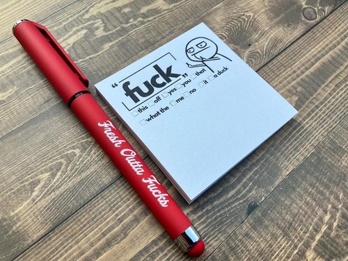 Fresh Outta F**ks Pad and Pen - Picture 8 of 12