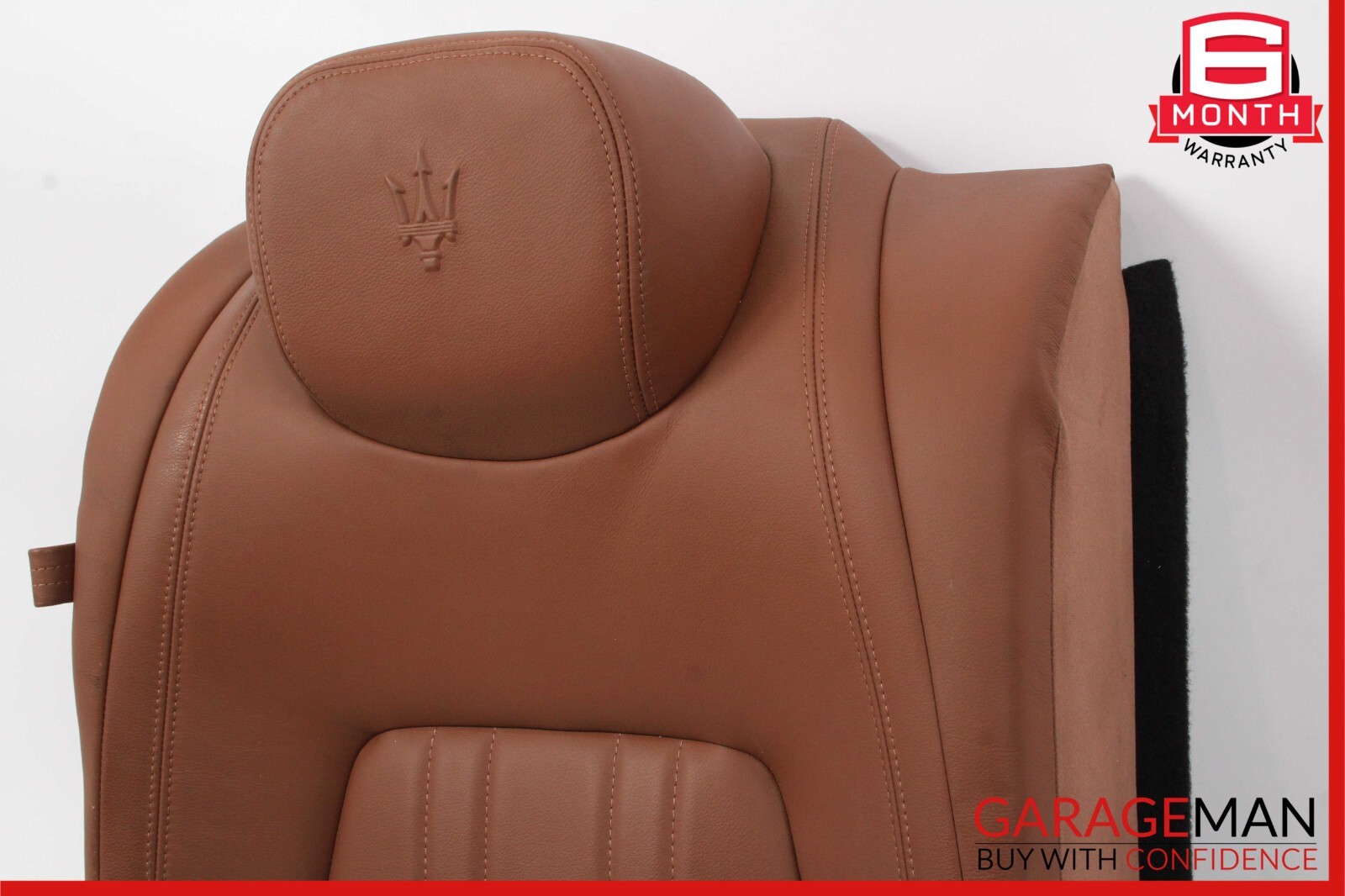 14-17 Maserati Ghibli M157 Rear Right Side Top Upper Seat Cushion Cover Brown