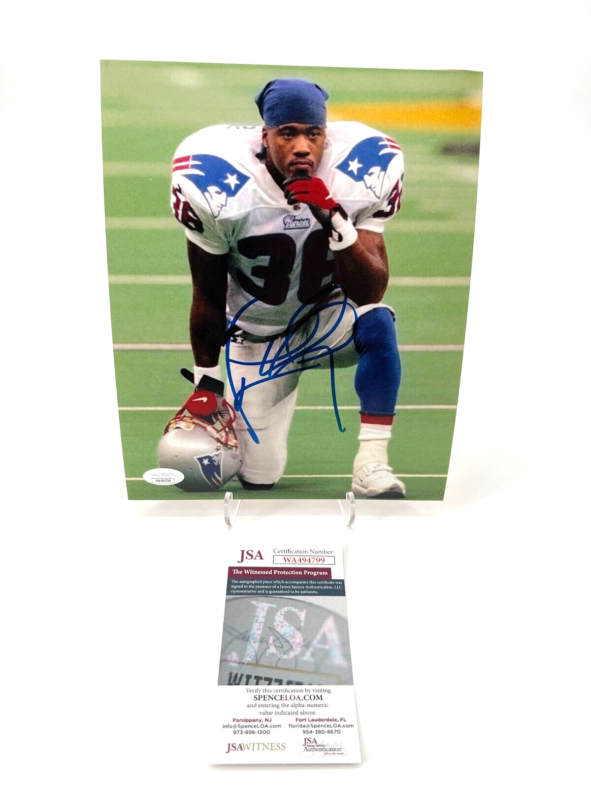 LAWYER MILLOY NEW ENGLAND PATRIOTS SIGNED 8X10 PHOTO JSA WITNESS COA eBay