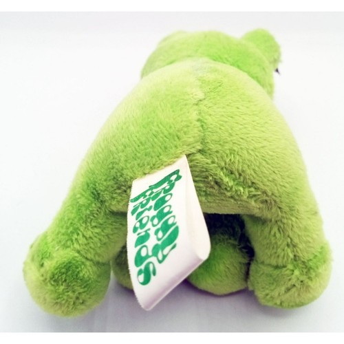 Green Froggy Friends Keychain Toy Soft Frog Plush Blue Eyes Long Lashes 5 Inches - Picture 12 of 15