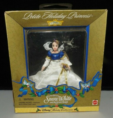 Mattel Walt Disney's Snow White Petite Holiday Princess, 1998, NIB