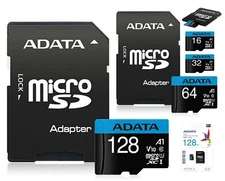 32 64 128 256GB Micro SD Card Memory TF Class 10 Samsung Nintendo Switch Adapter