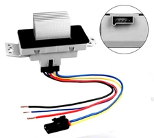 Fan Blower Motor Resistor Complete Kit(15-81773 HVA) with Harness Compatible w