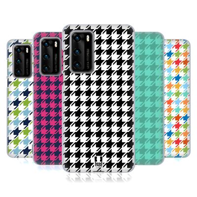 HEAD CASE DESIGNS HOUNDSTOOTH-PATTERNS SOFT GEL CASE FOR HUAWEI PHONES 4