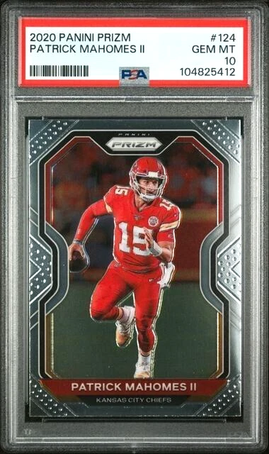 Patrick Mahomes trading card