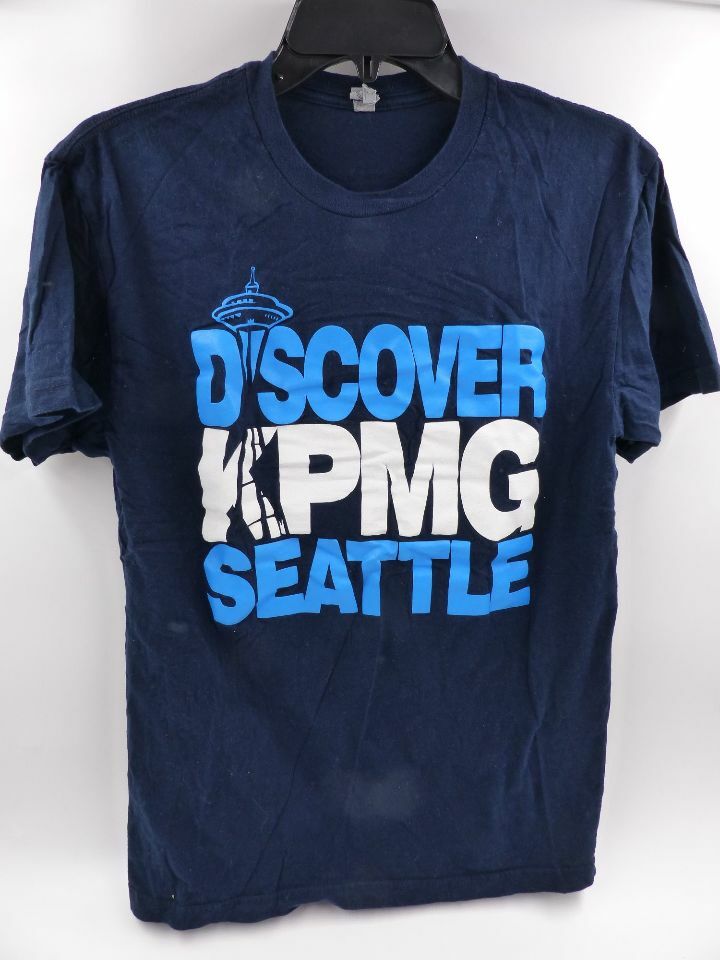 NEXT LEVEL APPARAL DISCOVER KPMG SEATLLE MIDNIGHT NAVY TSHIRT MENS