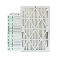Glasfloss ZL 16x25x2 MERV 10 (FPR 7) Pleated HVAC Air Filters. Case of 12