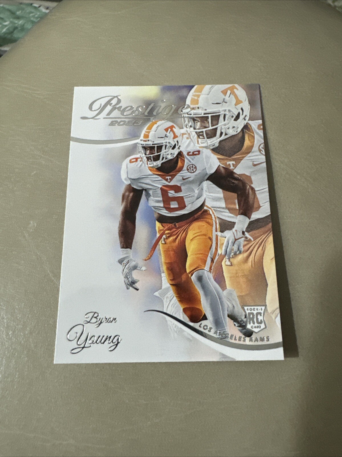 2023 Panini Prestige #313 Byron Young RC - Los Angeles Rams