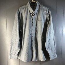 Eddie Bauer Mens Button Down Shirt Size XL Wrinkle Free Relaxed Fit Long Sleeve