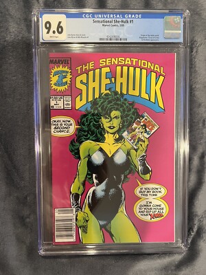 Sensational She-Hulk #1 CGC 9.6 1989 4342696006 NEWSSTAND Edition