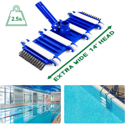 US Swimming Pool Vacuum Cleaner Suction Head Pond Fountain Spa Cleaning Kit Tool