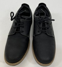 Ashford Hayes Boys Lace Up Black Derby Dress Shoes 13