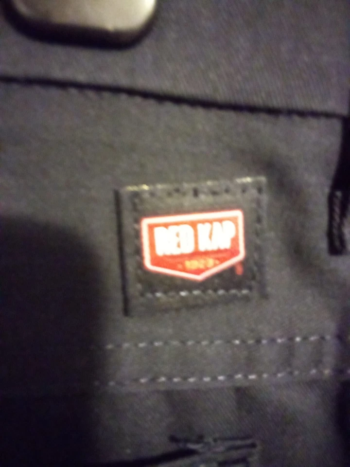 NWT ~ MEN'S RED KAP NAVY DARK BLUE EMT WORK PANTS Size: 38" W x 31.5" L - Image 3 of 4