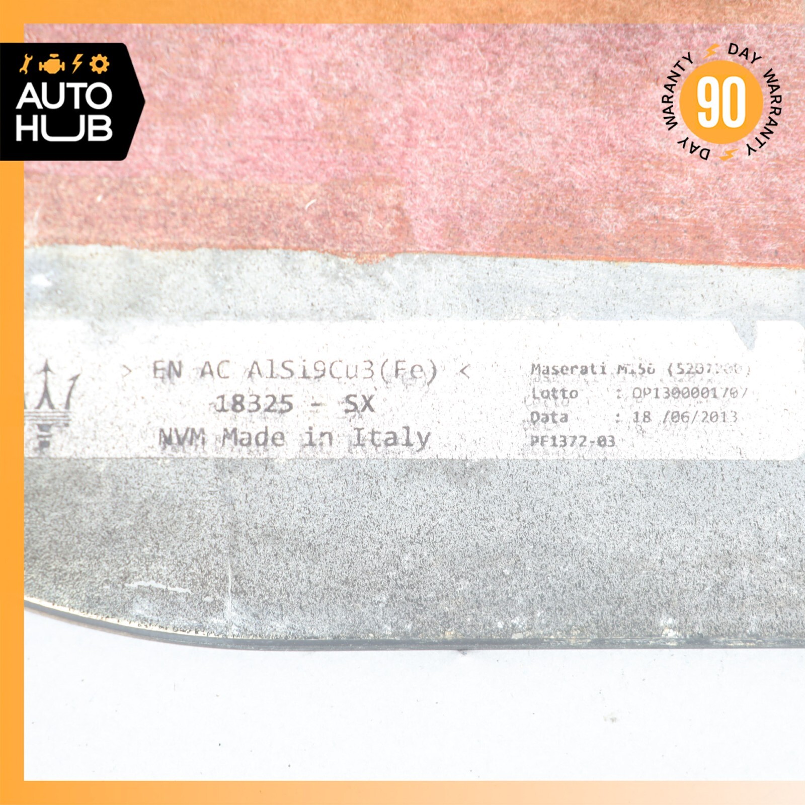 14-17 Maserati Quattroporte M156 Center Dashboard Dash Trim Molding Wood OEM 50k