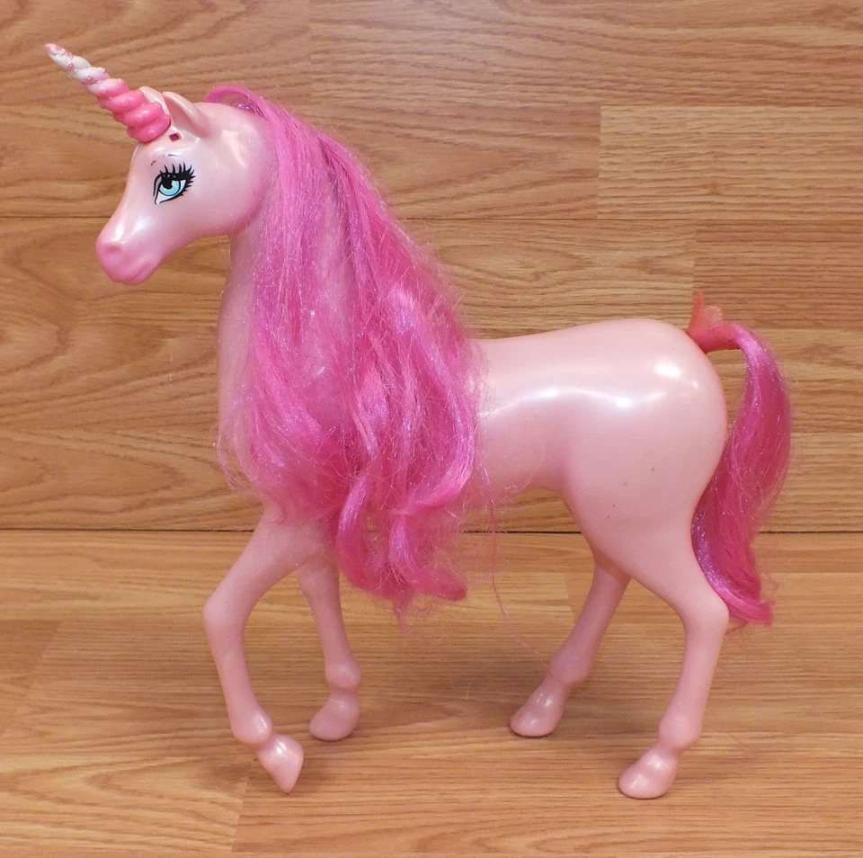 Caballo unicornio real rosa Mattel (X0382) genuino 2011 para muñeca Barbie **LEER**  Foto 2 de 4