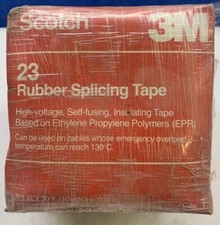  6 3M Scotch 23 Rubber Splicing Tape 3/4  x 30 ft. New Free Shipping