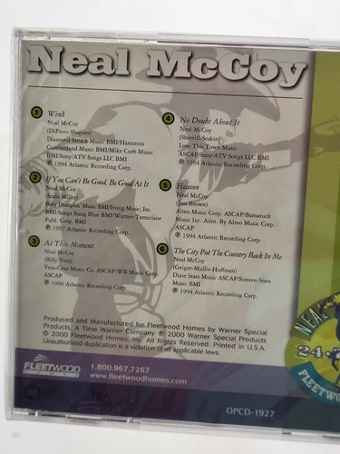 Fleetwood Homes Presents Neal McCoy's Favorite Hits (CD, 2000) Brand New Sealed - Picture 3 of 3