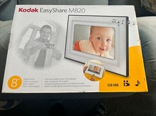 Kodak EasyShare M820 8 inch Digital Picture Frame Picture and Video New open box