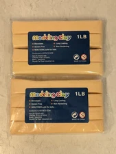 LOT OF 2 - Modeling clay 1LB NON-TOXIC safe for kids!