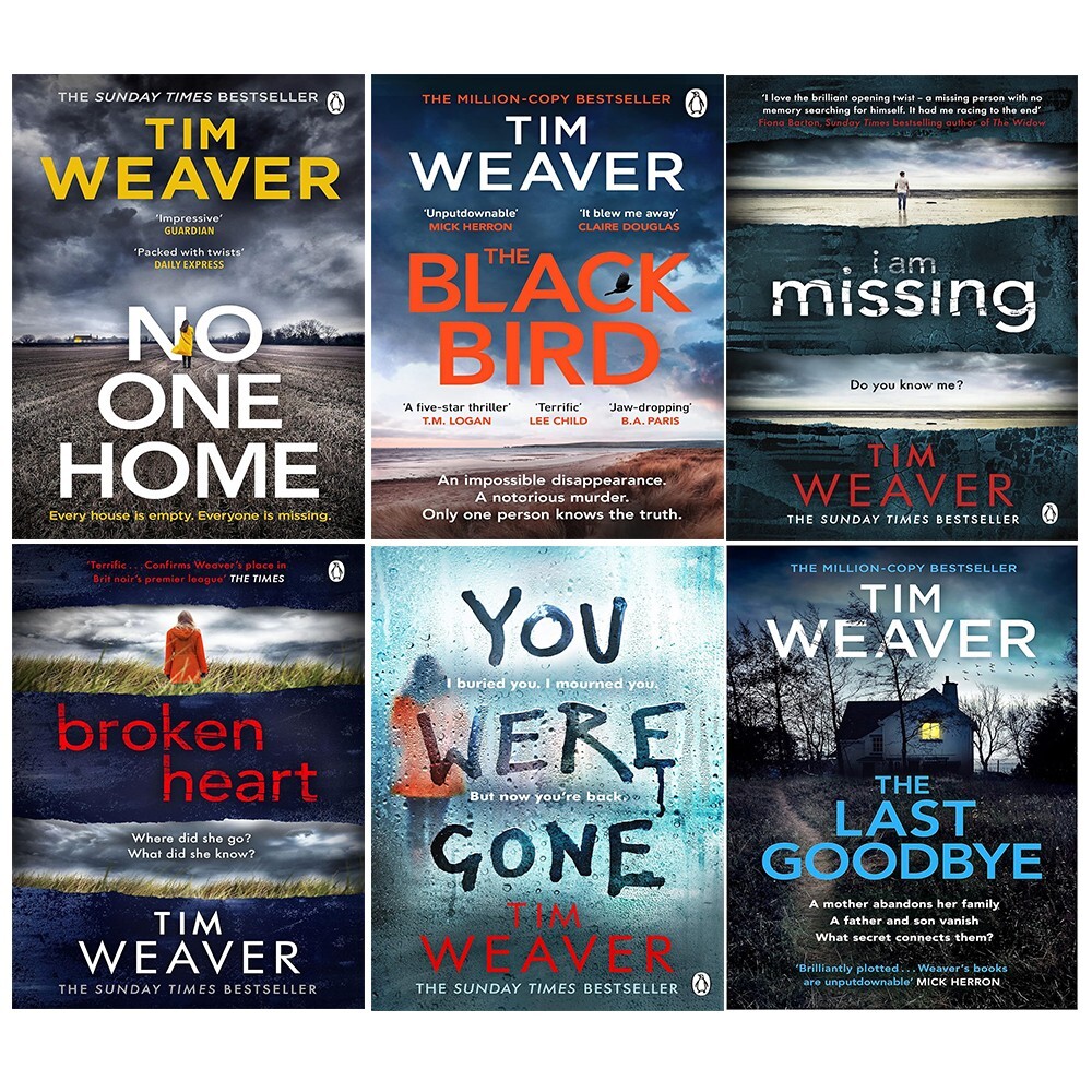 David Raker Missing Persons Series 6 Books Set by Tim Weaver Last Goodbye (HB)