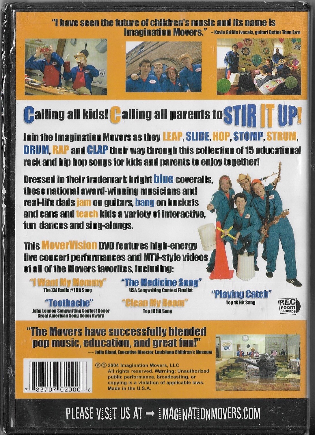 Imagination Movers Stir It Up (DVD) for sale online eBay