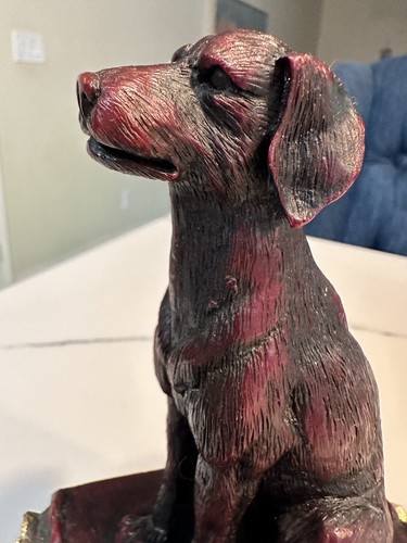 Vintage 1997 Resin Labrador Retriever Bookend - Home Decor Dog Lovers - Picture 6 of 19