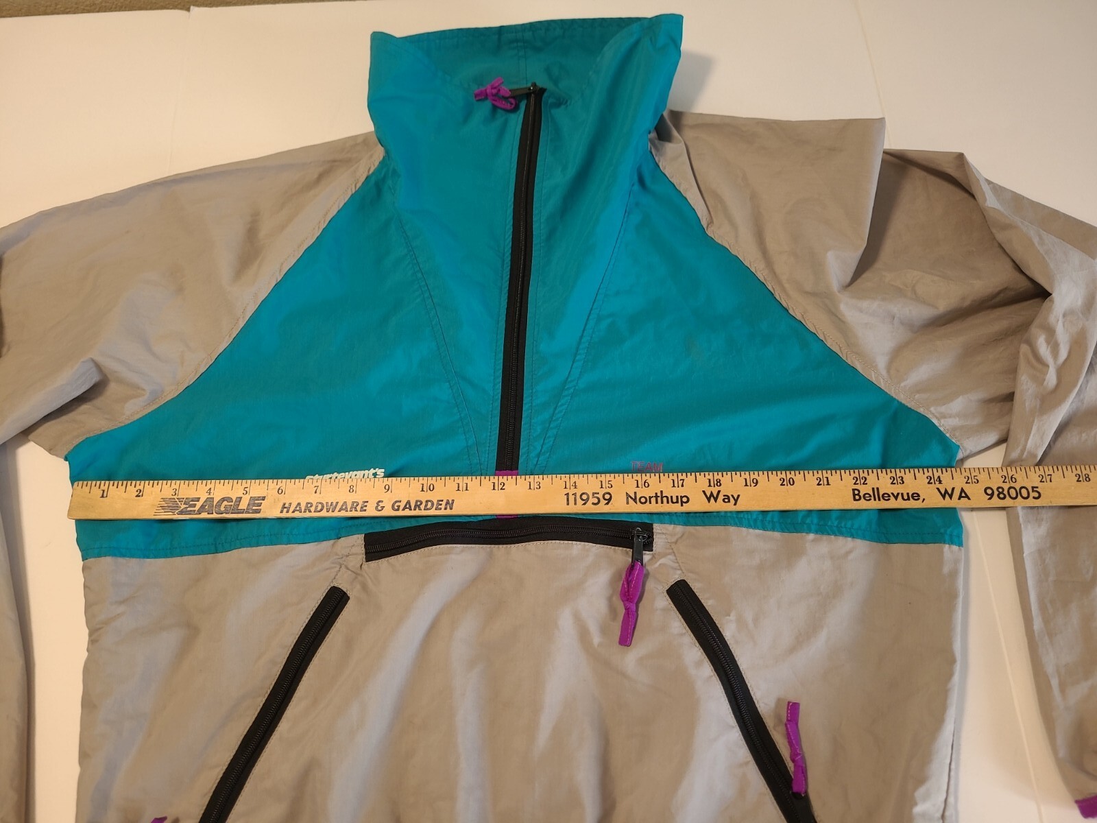 Vintage Rossignol Ski Gear Packable 1/2 Zip Pullover … Gem