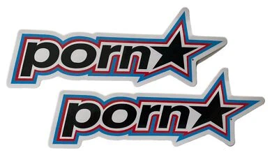 PORNSTAR STICKER Redbull Monster Vintage Skateboarding Decals 90’s Streetwear