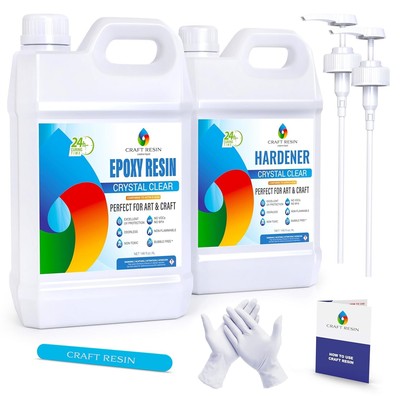 Food Safe Low Viscosity Epoxy Resin Kit - Perfect for Crafts & Jewelry Making