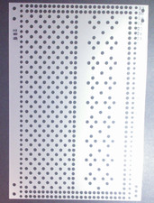 Brother Knitting Machine Punch card Dandy Band Edging Fairisle Pattern