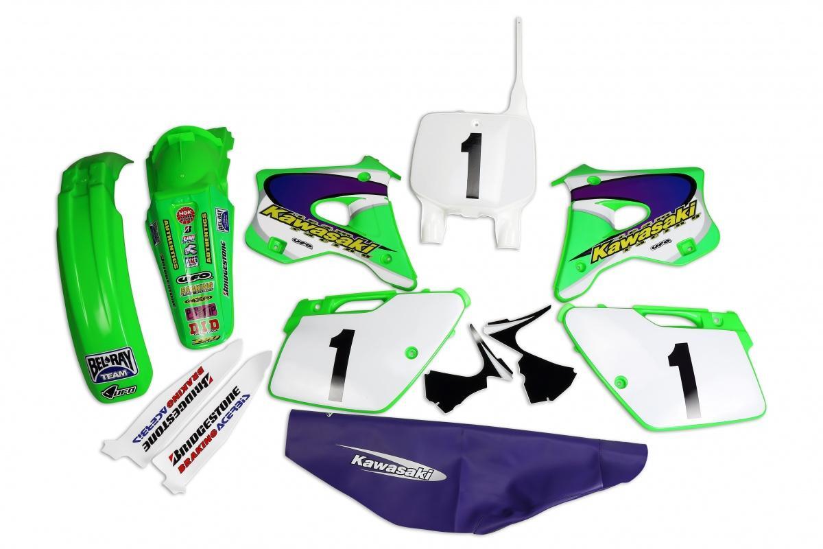 Fairing Set Plastic Set Deco Set Fits Kawasaki KX 125 250 94-98 GR-W-B
