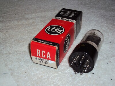 NOS Raytheon 6BQ6GT / 6CU6 Vacuum Tube ( RCA Box ) - Tested 