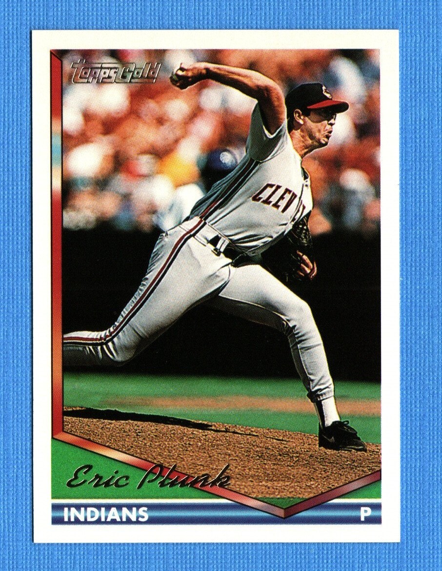 1994 Topps Gold #577 Eric Plunk Cleveland Indians