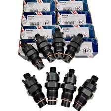 8x New Bosch Oem 92-05 6.5l Turbo Diesel Fuel Injectors 65 Chevy Injection