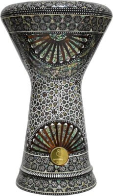 Darbuka doumbek drum 18.5/19 inch inlaid blue mother of pearl Egyptian tabla mus
